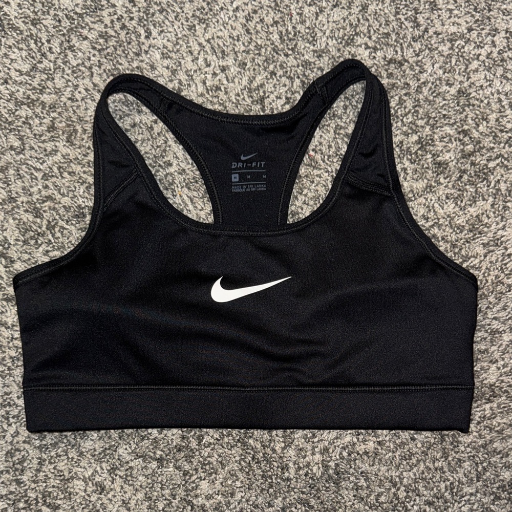 Nike Dri-FIT Black Sports Bra